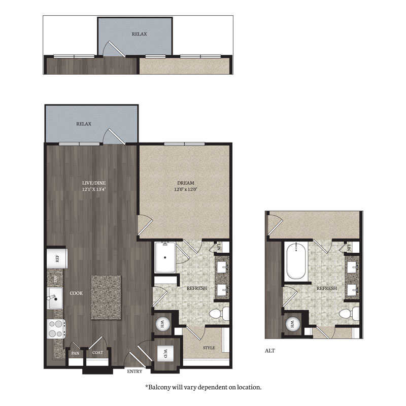 apartment floor plan a3