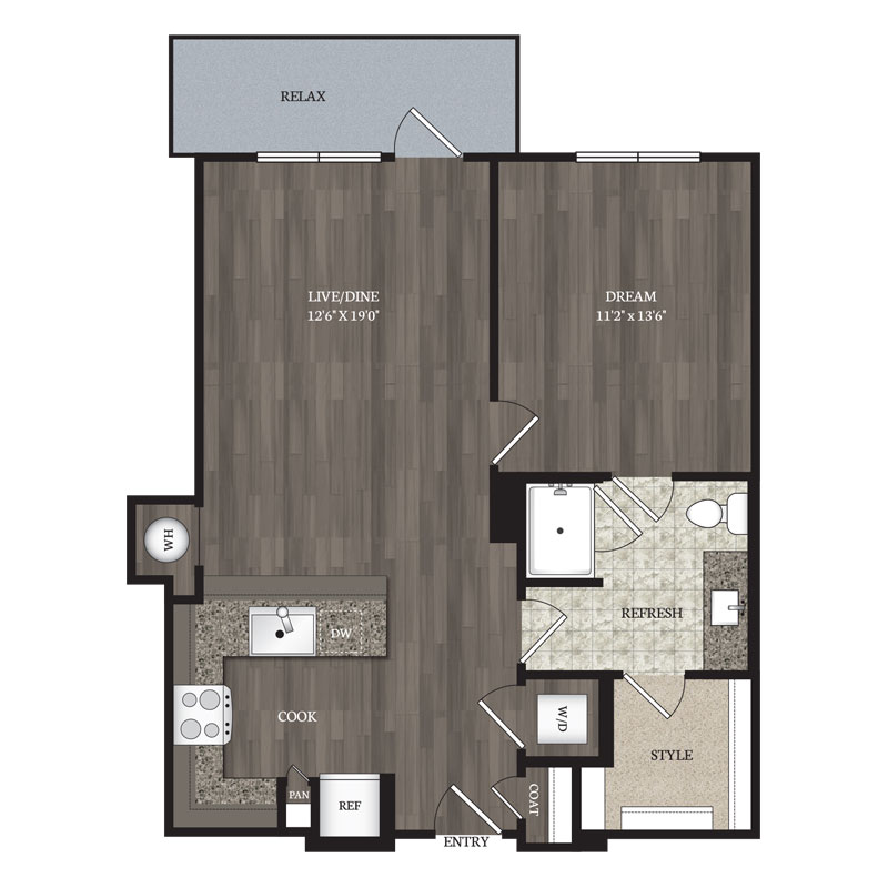 apartment floor plan a4