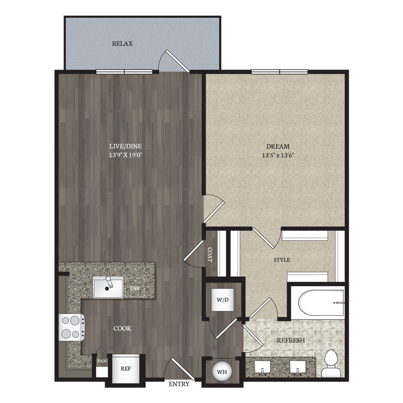apartment floor plan a5