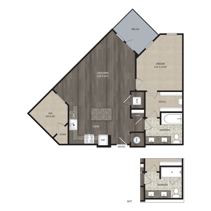 apartment floor plan a6